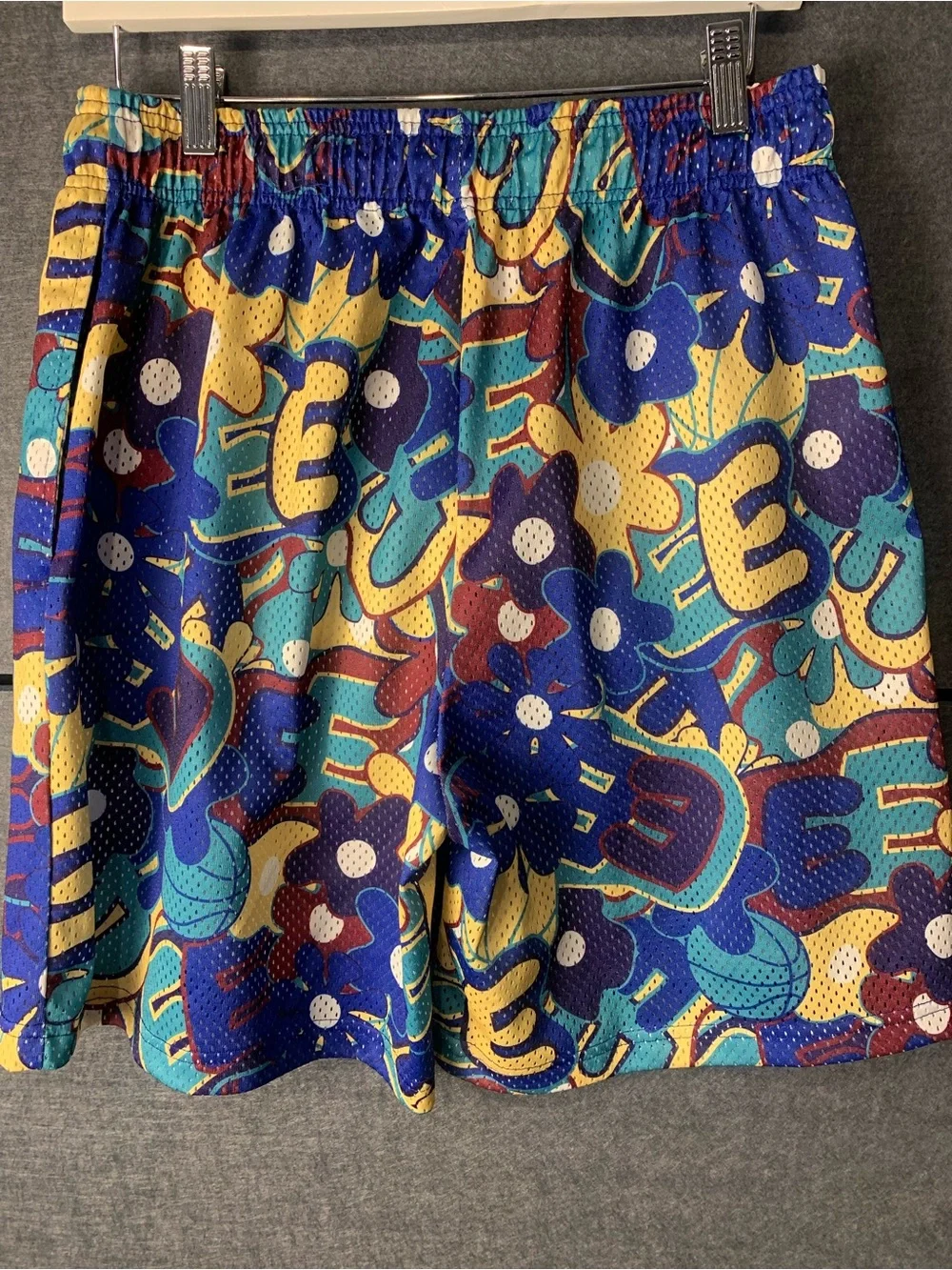 Eric Emanuel Multicolor Floral Mesh Shorts